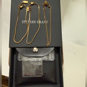 Sylvian Grant Gold Minimal Bracelet Stack NIB